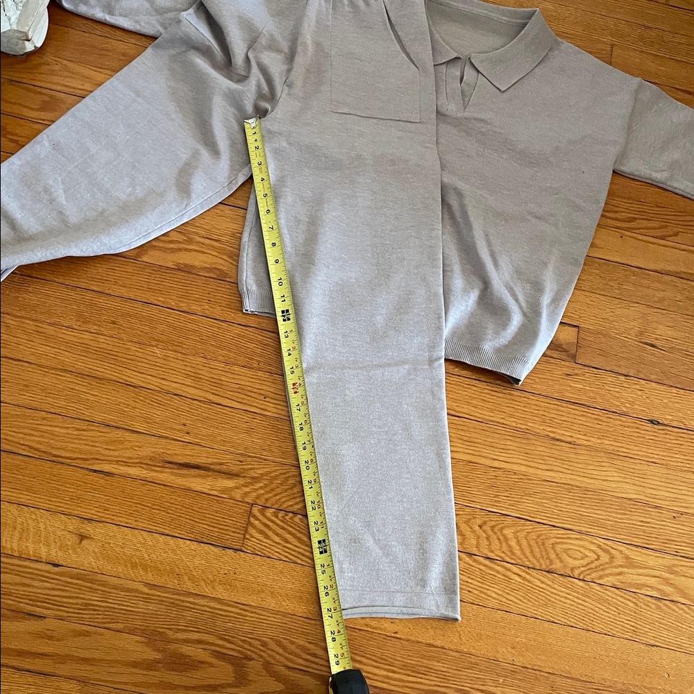 NWOT premium, cashmere pants set - Picture 4 of 5